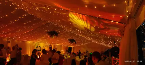 Girlandy w Katowickim parku Kościuszki - zdjęcie 1