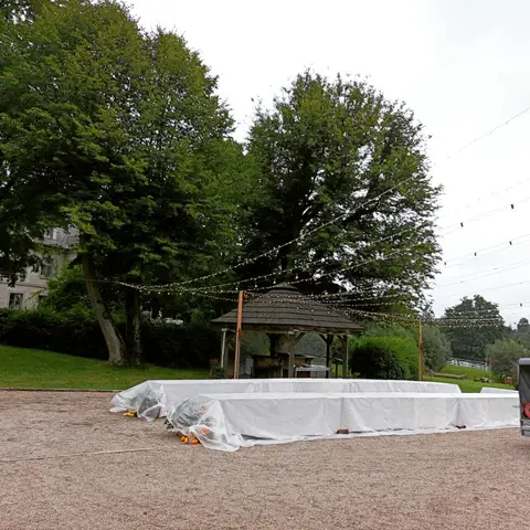 Girlandy świetlne w plenerze - Oaza Leńcze - zdjęcie 1